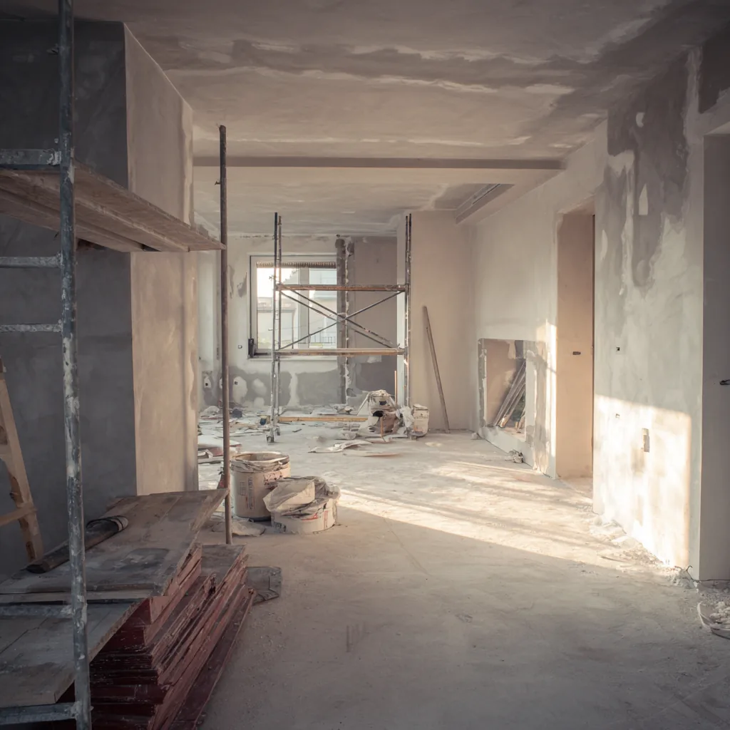 Atelya renovatiewerken sociale woning
