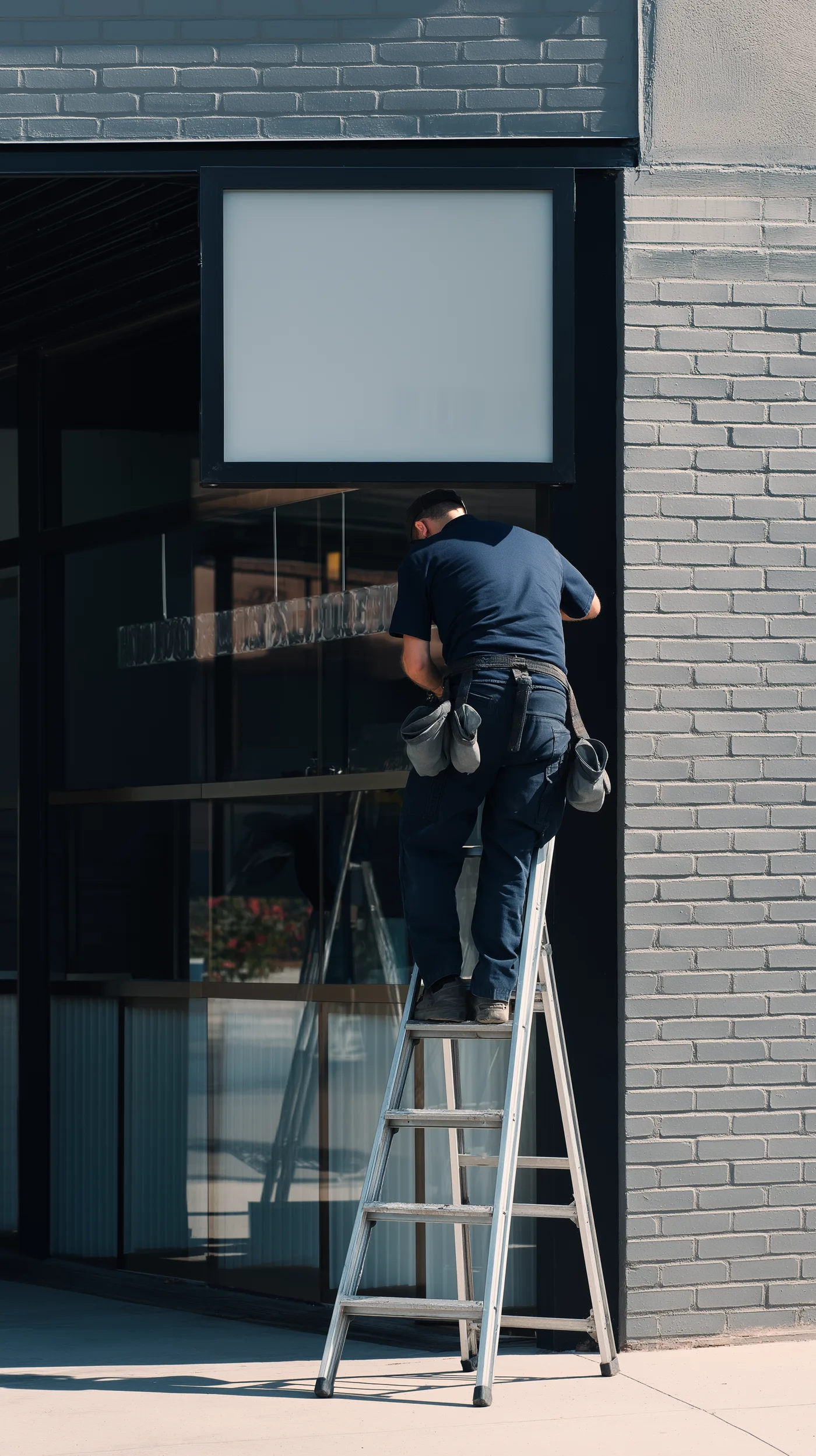 Atelya technicus — inspectie aan gevel publiek gebouw